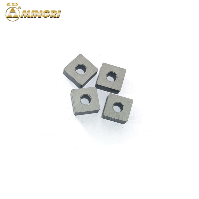 حياة خدمة طويلة وولفستين كاربيد سلسلة رأس إدراج لقطع الرخام 12.7 * 12.7 * 6.5mm عالية المتانة